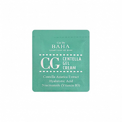 Cos De BAHA Крем-гель для лица восстанавливающий – Centella gel сream (CG), 1,5 мл пробник