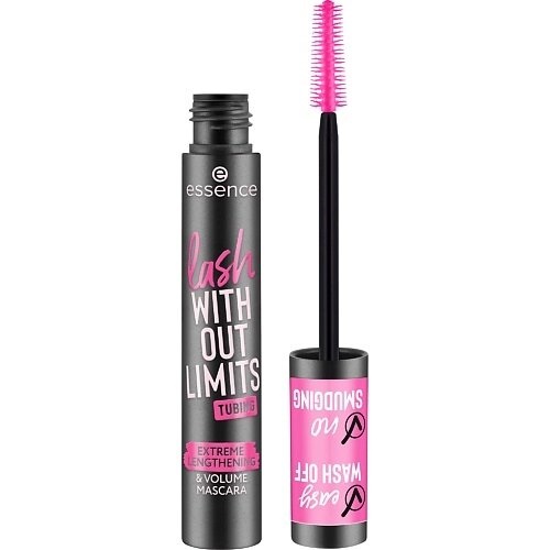 ESSENCE Тушь для ресниц объёмная с эффектом удлинения Lash Without Limits Tubing, 04 Black Tubing (термо)