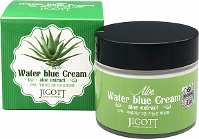 JIGOTT Увлажняющий крем для лица с экстрактом алоэ Aloe Water Blue Cream 70 мл