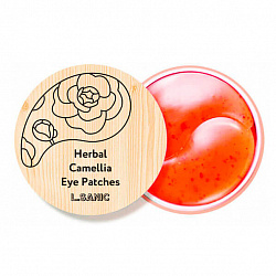 L.SANIC Гидрогелевые патчи с экстрактом камелии Herbal Camellia Hydrogel Eye Patches, 60 шт