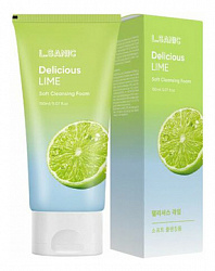 L.Sanic Очищающая пенка для умывания с экстрактом лайма Delicious Lime Soft Cleansing Foam, 150 мл