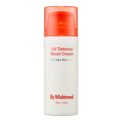 BY WISHTREND Увлажняющий солнцезащитный крем с пантенолом UV Defense Moist Cream SPF 50+ PA++++, 50 мл хим