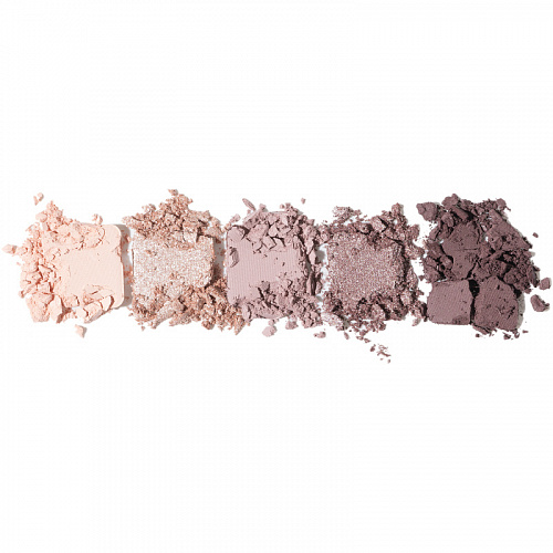 Influence Палетка теней мини 5-ти цветные Color algorithm Eyeshadow mini-palette (01 бежевый, золотой, бежевый, бронзовый, коричневый)