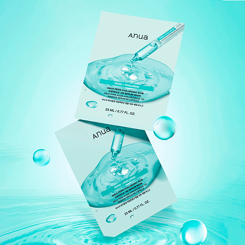 ANUA Тканевая маска с ПДРН и гиалуроновой кислотой PDRN Hyaluronic Acid Capsule 100 Serum Mask Sheet