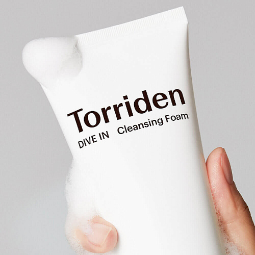 Torriden Гипоаллергенная пенка для умывания DIVE IN Low Molecular Hyaluronic Acid Cleansing Foam, 150 мл