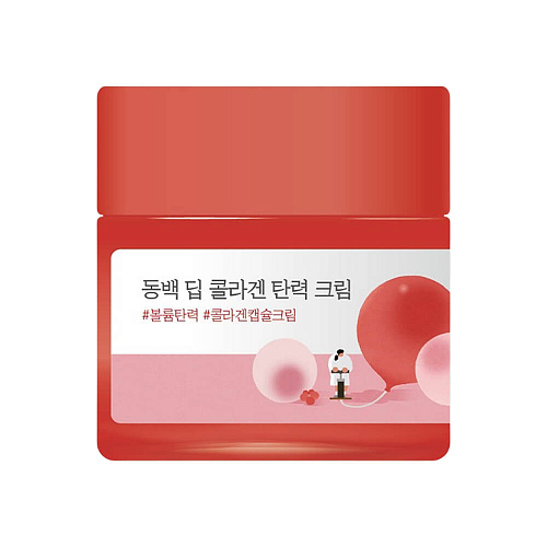 Round Lab Укрепляющий коллагеновый крем с камелией Camellia Deep Collagen Firming Cream, 50 мл