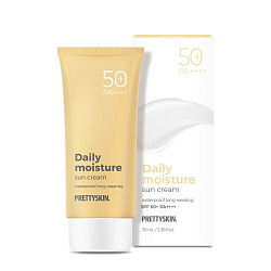 PRETTY SKIN Ув­лажня­ющий сол­нце­защит­ный крем SKIN Daily Moisture Sun Cream SPF50+ PA++++ , 70мл