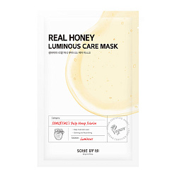 SOME BY MI Тканевая маска с медом REAL HONEY LUMINOUS CARE MASK