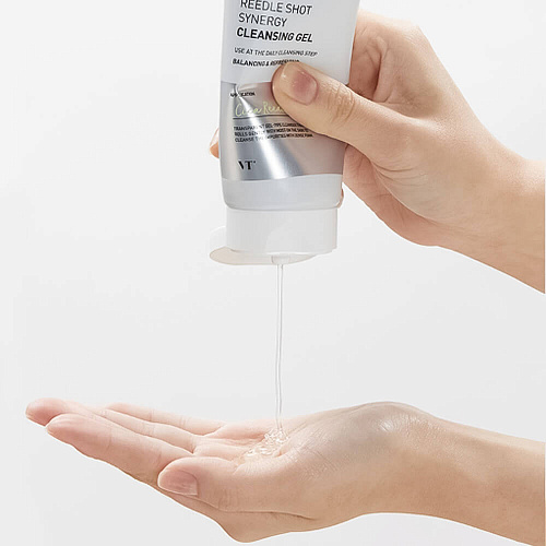VT Cosmetics Успокаивающий гель для умывания с центеллой и микроиглами Reedle Shot Synergy Cleansing Gel, 150 мл