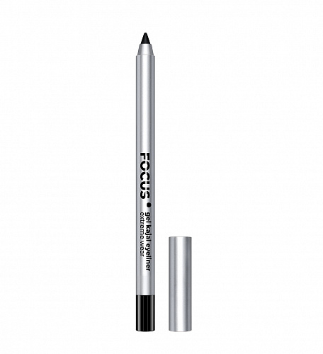 LUXVISAGE Карандаш-каял для глаз гелевый FOCUS extreme wear, 1,2 гр (01 black)