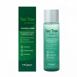 TRIMAY Успокаивающий тонер с чайным деревом и центеллой TEA TREE & TIGER LEAF CALMING TONER 210 мл sale20%