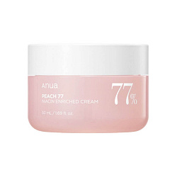 Anua Интенсивный крем-пудинг для гладкой и сияющей кожи Peach 77 Niacin Enriched Cream, 50 мл