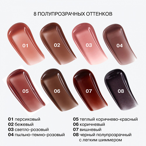 Influence Глянцевый бальзам для губ Soft Phase, 1,7 г (01 Aruna)