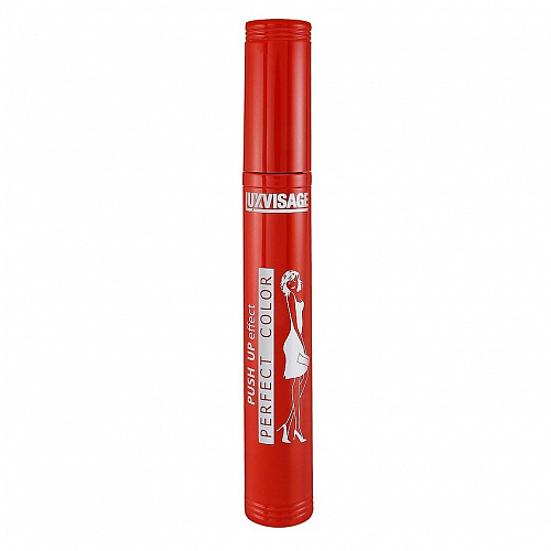 LUXVISAGE Тушь для ресниц Perfect Color PUSH UP effect,  9гр черная
