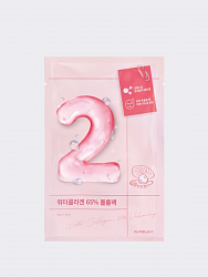 Numbuzin Укрепляющая тканевая маска для лица с коллагеном No.2 Water Collagen 65% Voluming Sheet Mask