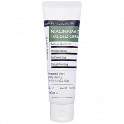 Derma Factory Крем-дезодорант для тела с ниацинамидом NIACINAMAID 10% DEO CREAM, 50 мл