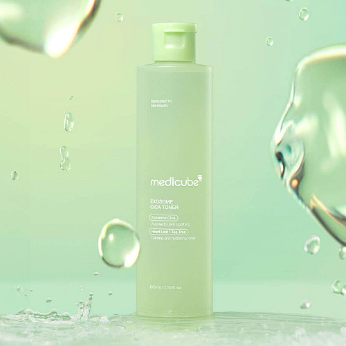 Medicube Успокаивающий тонер с центеллой Exosome Cica Toner, 200 мл