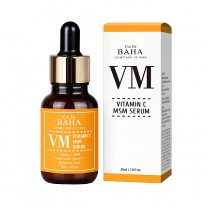 Cos De BAHA Сыворотка для лица с витамином C и феруловой кислотой - Vitamin C MSM Serum (VM), 30мл