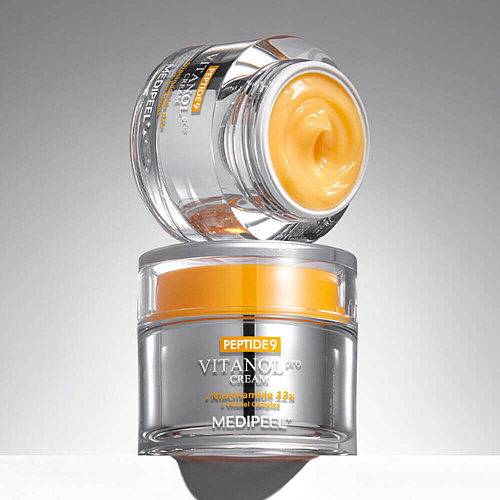MEDI-PEEL Лифтинг-крем с пептидами и 12% ниацинамида для ровного тона Peptide 9 Vitanol PRO Cream, 50 г