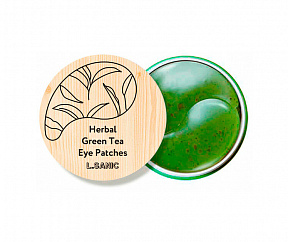 L.SANIC Гидрогелевые патчи с экстрактом зеленого чая Herbal Green Tea Hydrogel Eye Patches, 60 шт