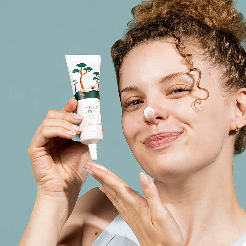 ROUND LAB Крем с экстрактами сосны и центеллы для проблемной кожи Pine Calming Cica Cream, 50 мл