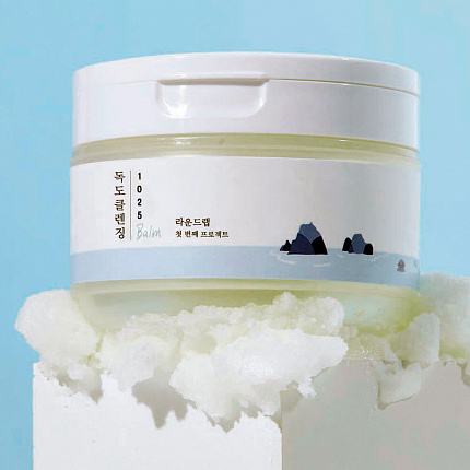 ROUND LAB Бальзам очищающий для снятия макияжа с морской водой - 1025 Dokdo cleansing balm, 100 мл