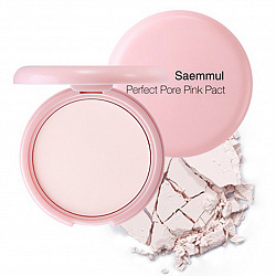 THE SAEM Компактная пудра с каламиновой пудрой для проблемной кожи Saemmul Perfect Pore Pink Pact