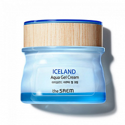THE SAEM Увлажняющий гель-крем с минеральной ледниковой водой Исландии Iceland Aqua Gel Cream 60 мл oldsale30%