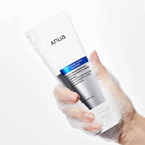 Anua Мягкая пенка для умывания с гиалуроновой кислотой и пантенолом 8 Hyaluronic Acid Hydrating Gentle Foaming Cleanser, 150 мл