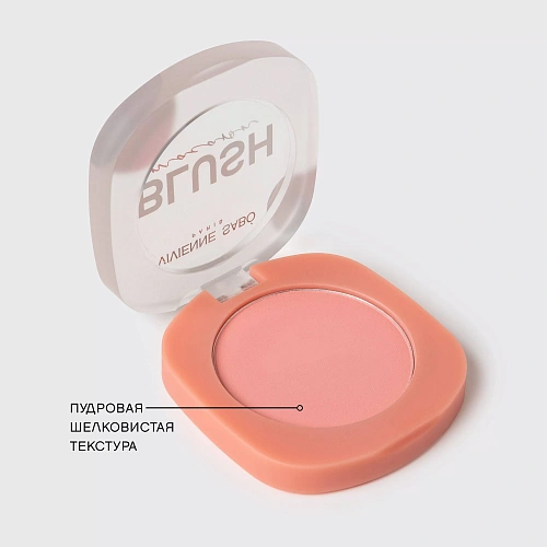 VIVIENNE SABO Румяна для лица матовые Macaron, 4,1 г (01 · Персиковый)