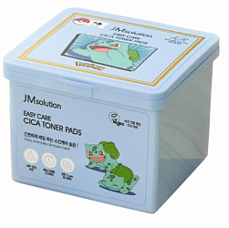 JMsolution Тонер-пэды с центеллой Easy Care Cica Toner Pads Pokemon, 70 шт