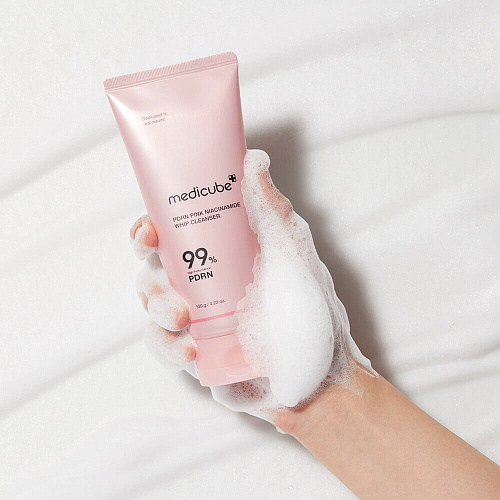 Medicube Пенка для умывания с ПДРН PDRN Pink Niacinamide Whip Cleanser, 120 мл