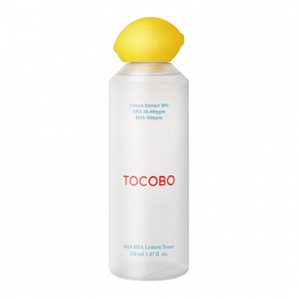 Tocobo Тонер-эксфолиант кислотный с экстрактом лимона - AHA BHA lemon toner, 150мл