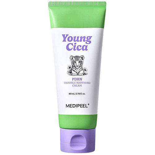 MEDI-PEEL Успокаивающий крем с центеллой и ПДРН Young Cica PDRN Trouble Soothing Cream, 80 мл