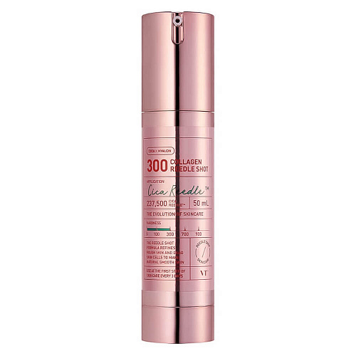VT Cosmetics Интенсивная бустер-сыворотка с микроиглами и коллагеном Collagen Reedle Shot 300, 50 мл