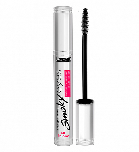 LUXVISAGE Тушь для ресниц Smoky eyes Эффект умножения и удлинения, 7 гр черная