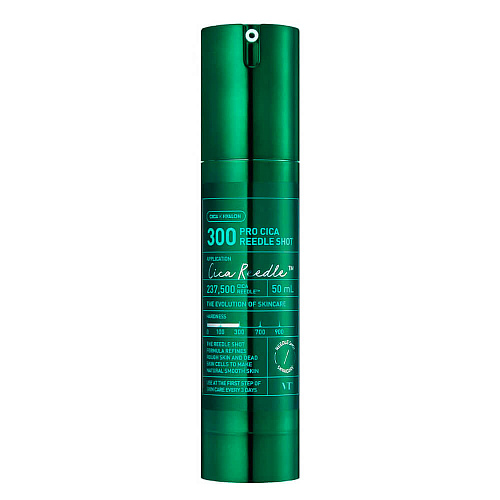 VT Cosmetics Интенсивный бустер с микроиглами для чувствительной кожи Pro Cica Reedle Shot 300, 50 мл