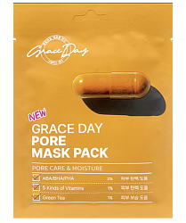 GRACE DAY Тканевая маска pore FOR SENSITIVE/DRY SKIN MASK PACK, 27 мл