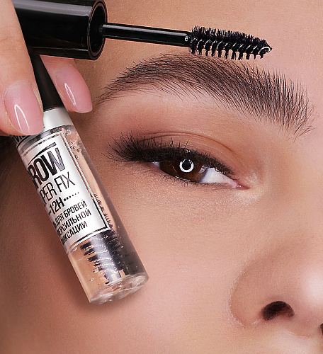 LUXVISAGE Гель для бровей суперсильной фиксации BROW SUPER FIX 12H, 6 г (бесцветный)