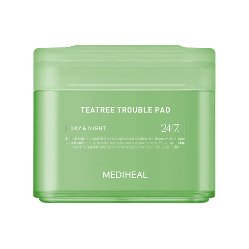 Mediheal Антибактериальные тонер-пэды с чайным деревом Teatree Trouble Pad, 100 шт