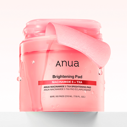 Anua Осветляющие пэды с транексамовой кислотой Niacinamide 5 TXA Brightening Pad, 60 шт
