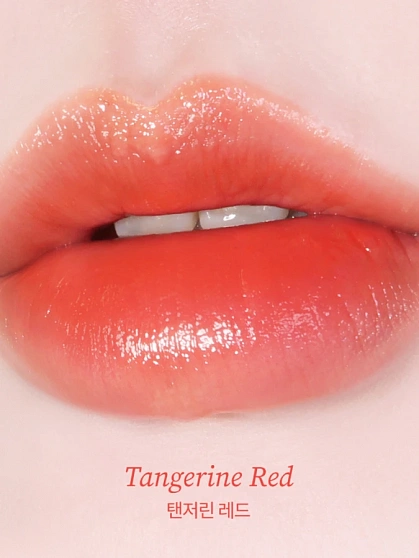 Tocobo Бальзам для губ увлажняющий глянцевый оттеночный - Glass tinted lip balm 013 tangerine red, 3.5г