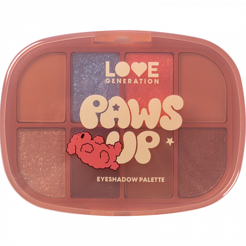 Love Generation Палетка тени для век Paws Up 01, 7,2 гр