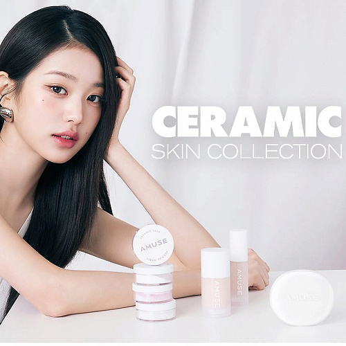 AMUSE Тональная основа с полуматовым финишем Ceramic Skin Perfector Foundation SPF40/PA++, 30 мл (01 Porcelain)