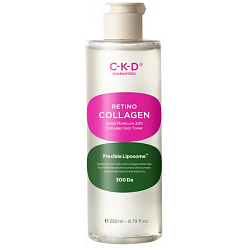 CKD Тонер для лица омолаживающий с коллагеном и ретиналем - Retino collagen small molecule 300 collagen skin toner, 250 мл