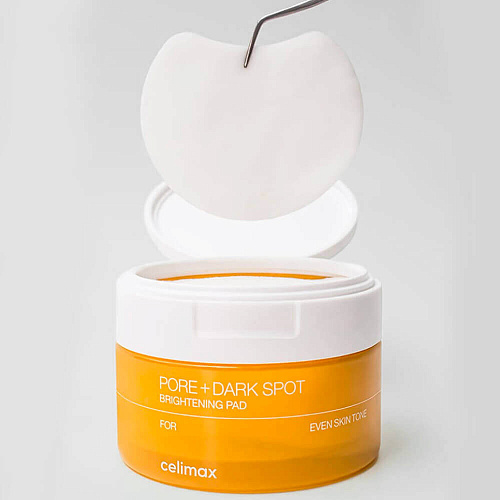 Celimax Тонер-пэды для лица выравнивающие тон кожи - Pore+dark spot brightening pad, 40 шт