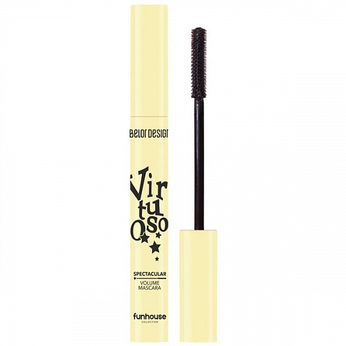 BELOR DESIGN Тушь для ресниц Funhouse зрелищный объем Virtuoso, 11 г (Черная)
