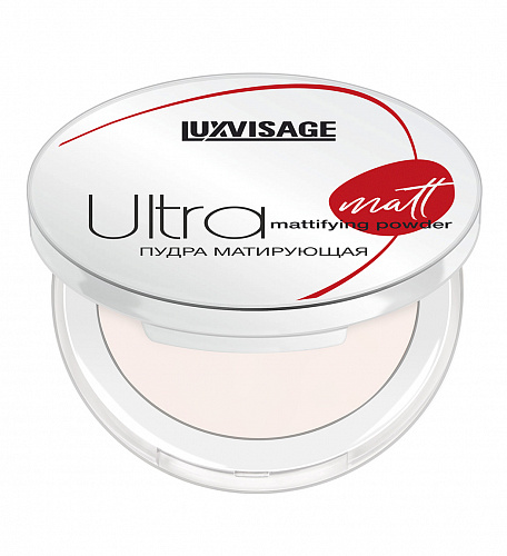 LUXVISAGE Пудра матирующая LUXVISAGE Ultra matt, 7,3 гр (101 Porcelain)