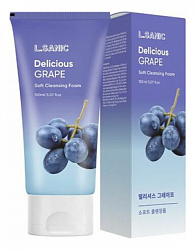 L.Sanic Очищающая пенка для умывания с экстрактом винограда Delicious Grape Soft Cleansing Foam, 150 мл