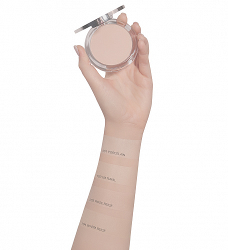 LUXVISAGE Пудра матирующая LUXVISAGE Ultra matt, 7,3 гр (101 Porcelain)